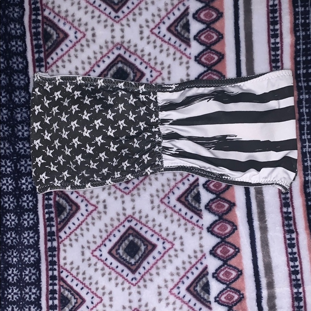 american flag strapless